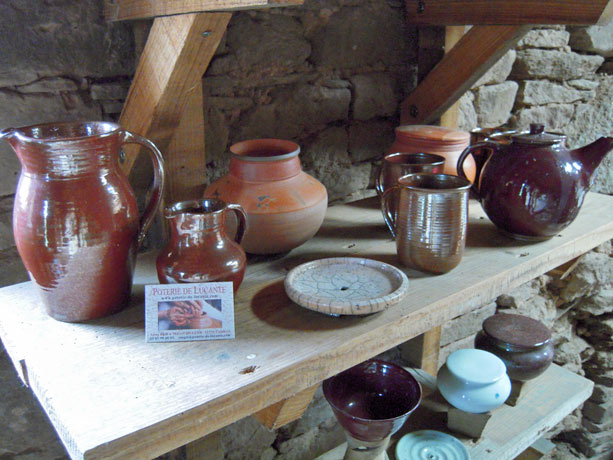 exposition Poterie de Lucante