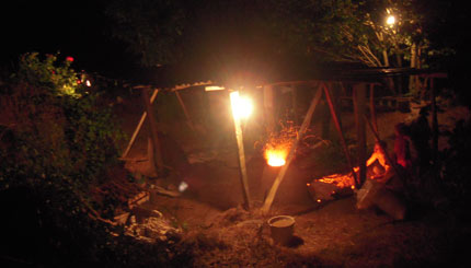 Veillée de cuisson au bois