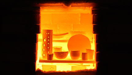 Cuisson Raku au gaz